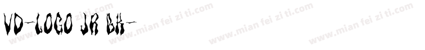 VD-LOGO JR BK字体转换